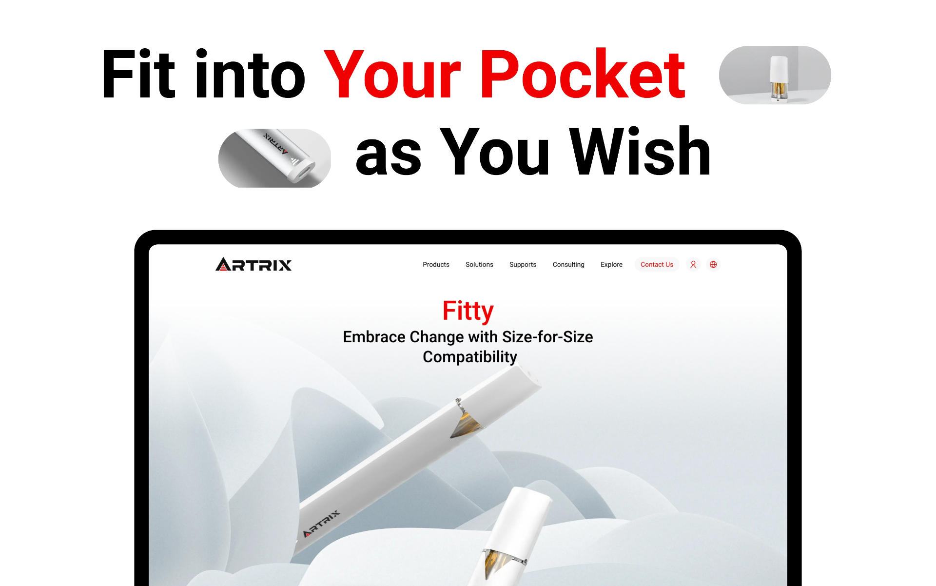 Artrix・Fitty产品专题活动页定制设计开发网站0-素马设计作品