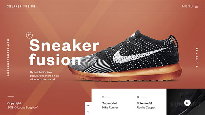 一个banner页面排版设计就看出了整站的品质