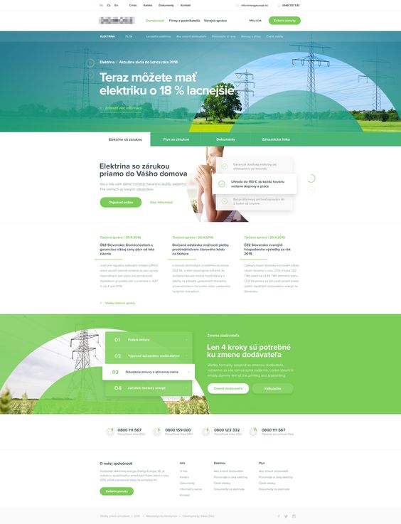 十个国外能源&环保公司网页设计案例