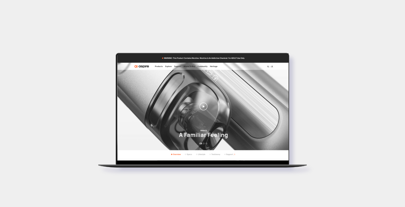 易佳特科技旗下品牌ASPIRE网站0-素马设计作品