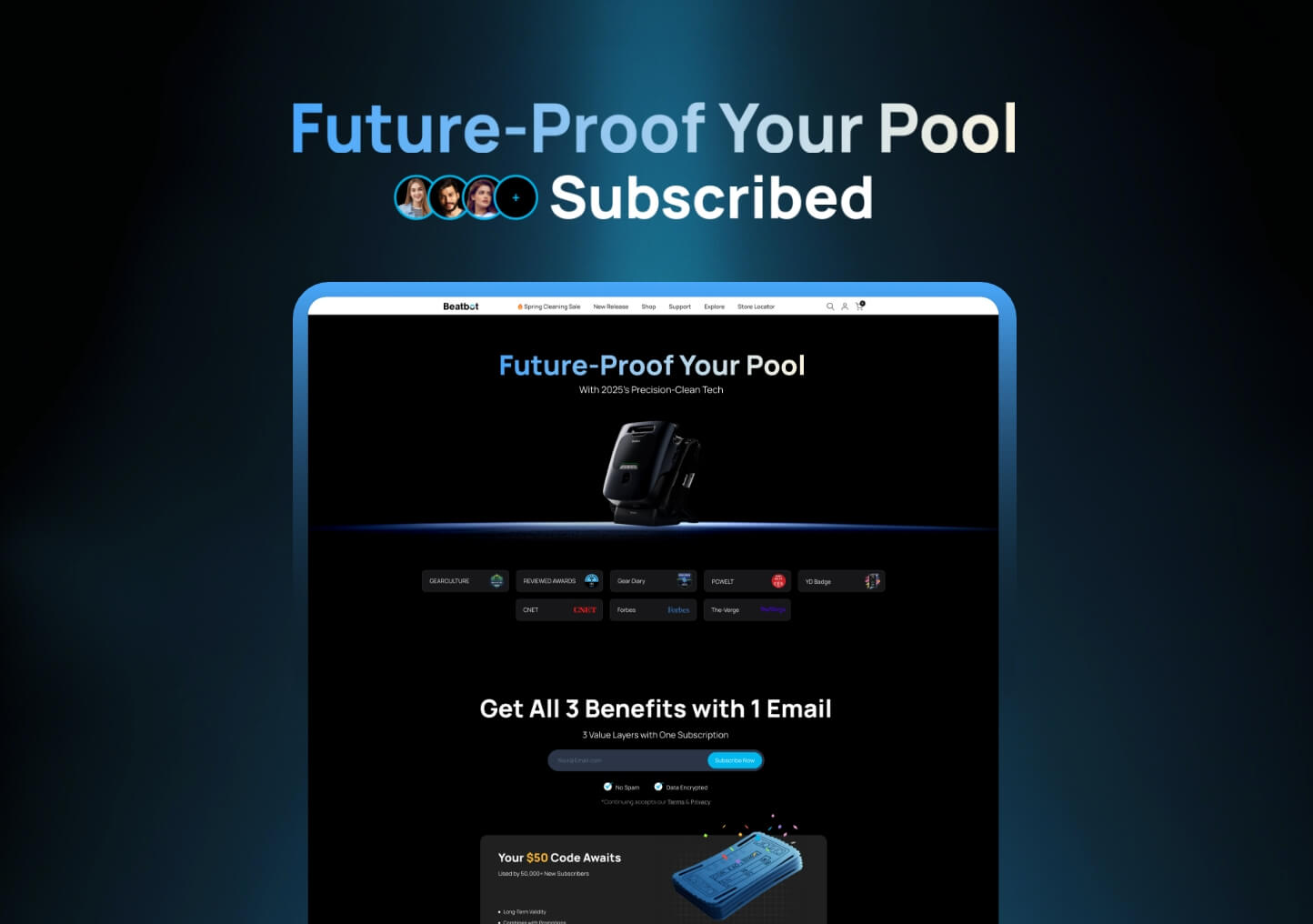 The Story-Driven Launch Page for a Robotic Lifestyle Product-